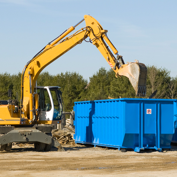 what size residential dumpster rentals are available in Matherville